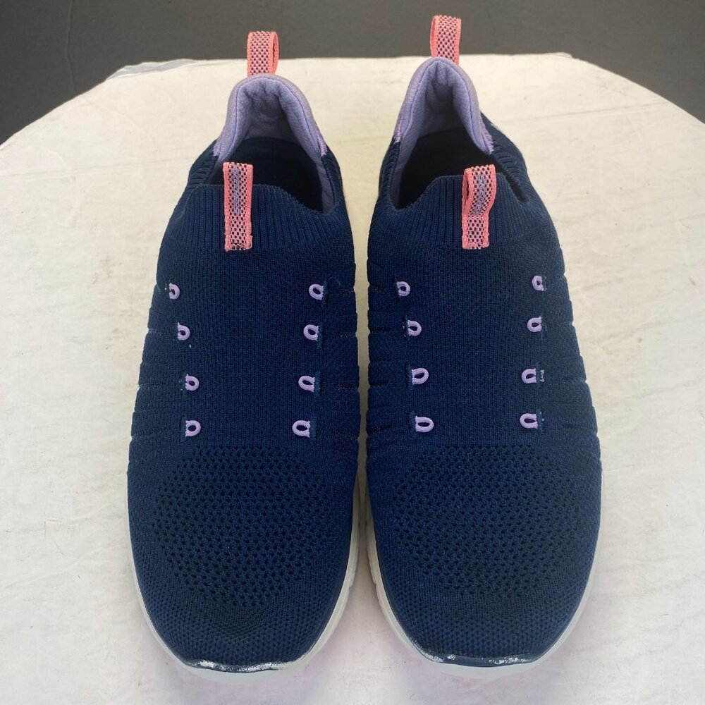 Skechers Flex Appeal 4.0 Victory Lap Navy Lavender Womens Athletic Shoes,Size 10 - Picture 11 of 12